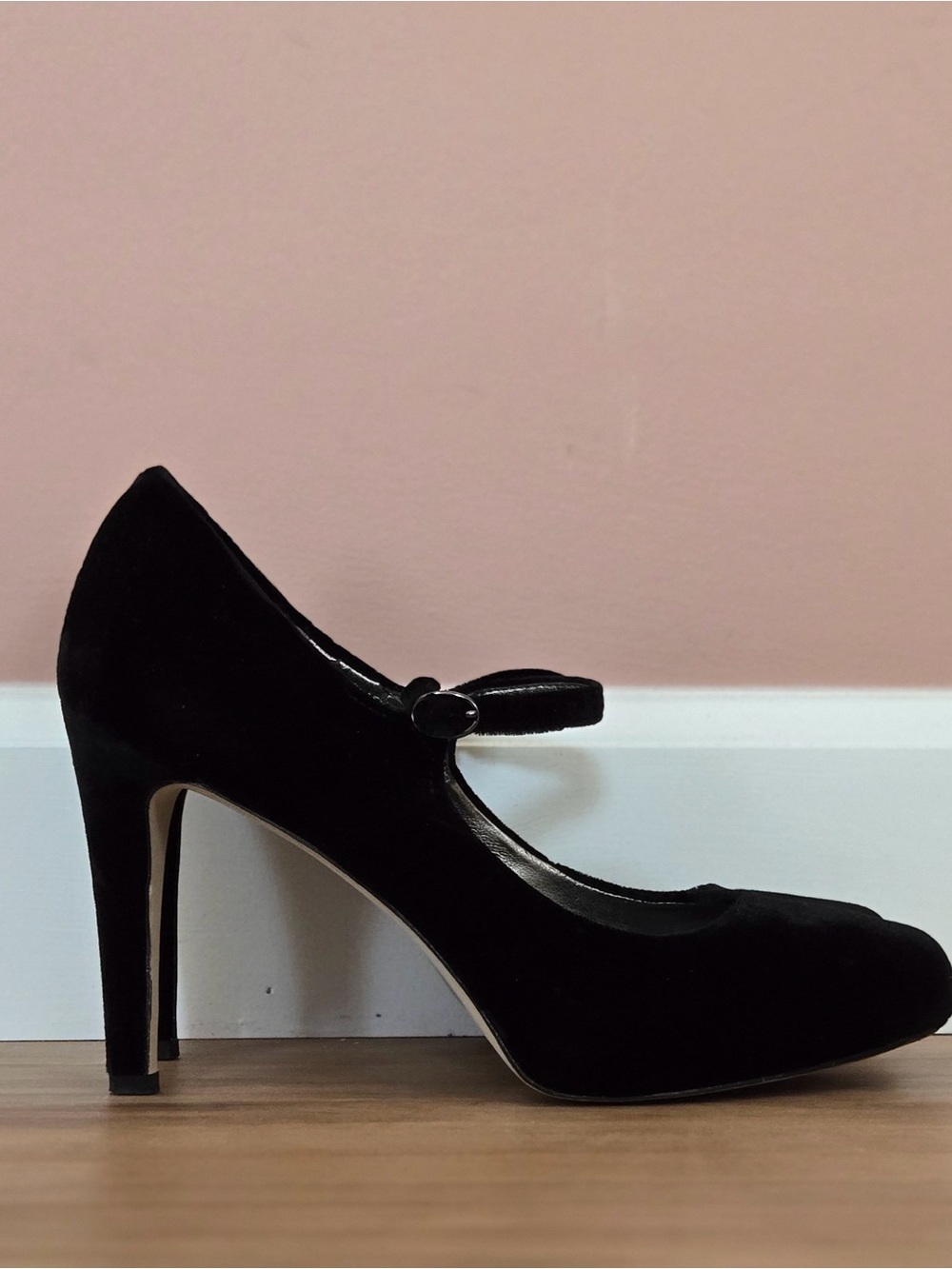 Banana Republic | Natasha Platform Almond Toe Pump | Velvet | US 9.5 - Picture 3 of 5